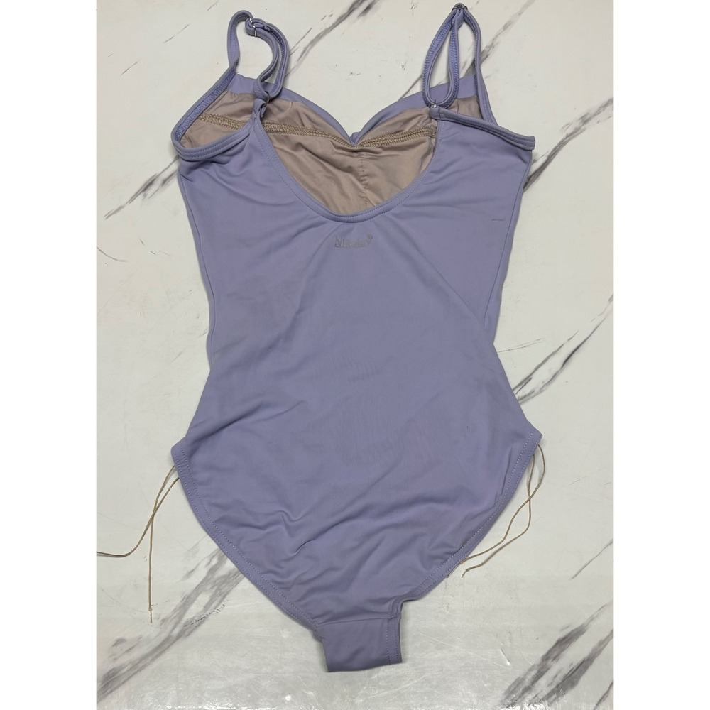Nikolay Leotard Dance Kids XXS Lavender Pinch Front Adjustable Camisole - Picture 2 of 4